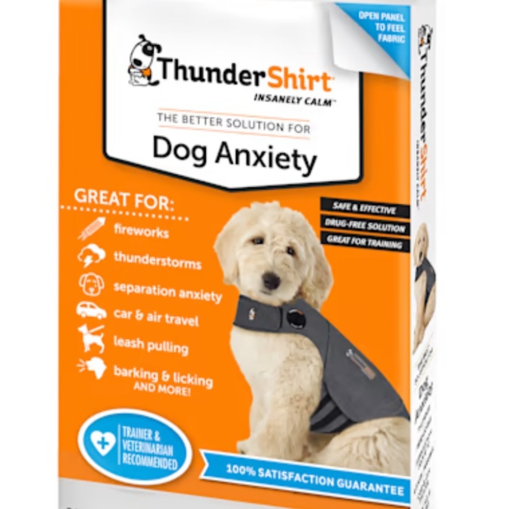ThunderShirt Dog Anxiety Jacket - Gray - Size Large 🐶🐾